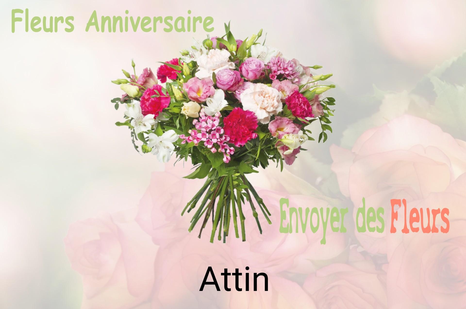 Bouquet de fleurs d’anniversaire livré à Attin